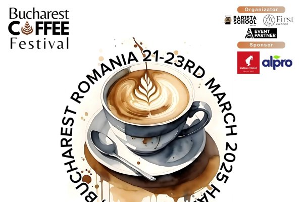 Festivalul cafelei are loc între 21 și 23 martie,  la Hala Laminor Bucharest Coffee Festival reunește peste 200 de jucători de pe piața cafelei
