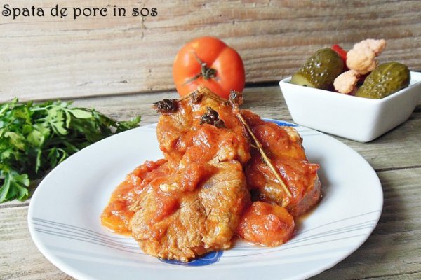 Spata de Porc in Sos