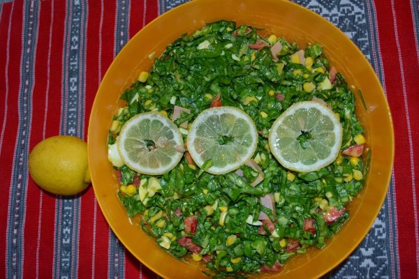 Salata de leurda cu sunca