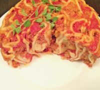 Tort Paccheri cu carne